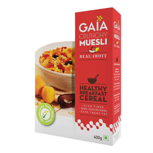Buy Gaia Crunchy MuesliReal Fruit from DrMediCart, Ship from India to USA