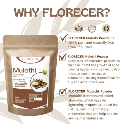 Florecer Mulethi Powder For Face