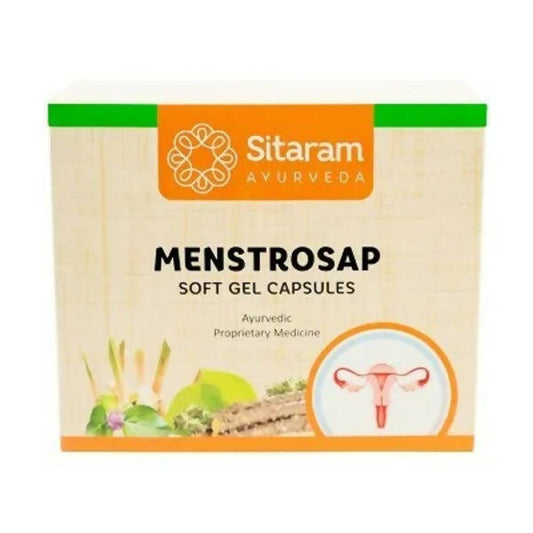Sitaram Ayurveda Menstrosap Soft Gel Capsules