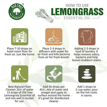 Old Tree Lemongrass Essential Oil