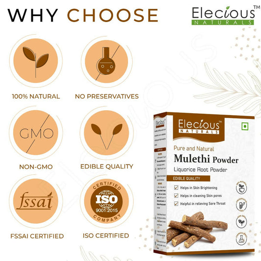 Buy Elecious Naturals Mulethi Powder from DrMediCart, Ship from India to USA