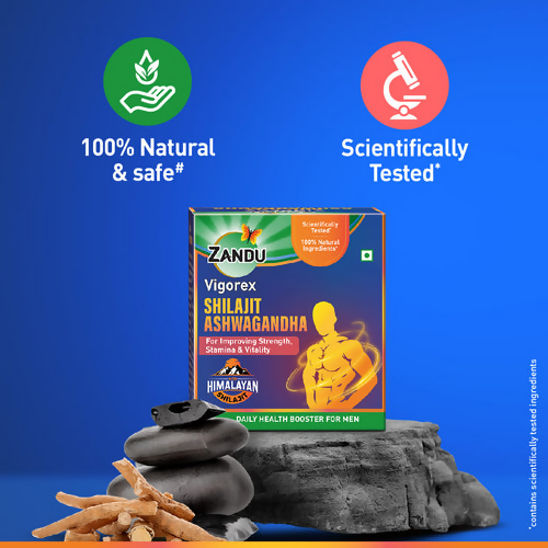 Zandu Vigorex SJ Ashwagandha Capsules