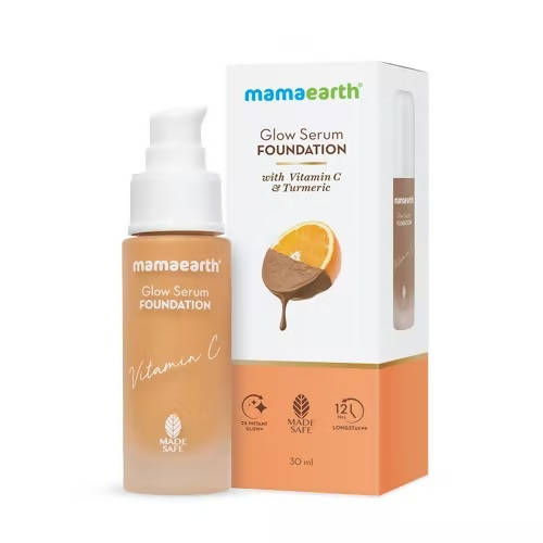 Buy Mamaearth Glow Serum Foundation-Toffee Glow from DrMediCart, Ship from India to USA