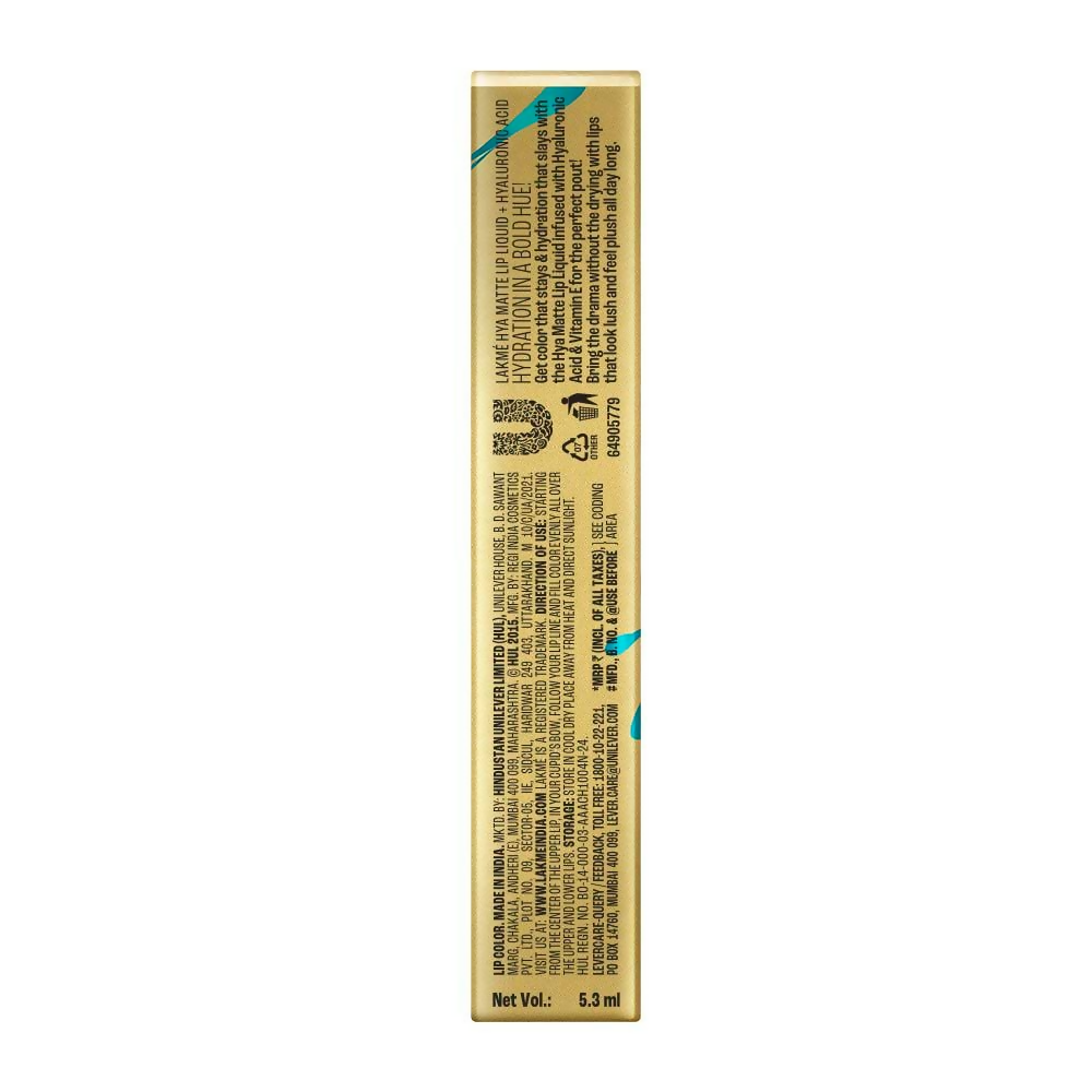 Lakme 9to5 Hya Matte Liquid Lipstick + Hyaluronic Acid - Boardroom Blush