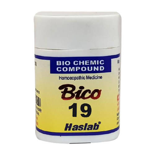Buy Haslab Homeopathy Bico 19 Biochemic Compound Tablets from DrMediCart, Ship from India to USA