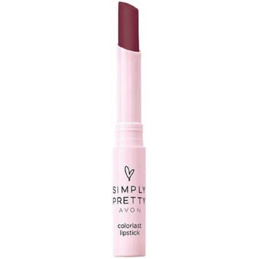 Avon Simply Pretty Color Last Lipstick - Rare Raspberry - DrMediCart