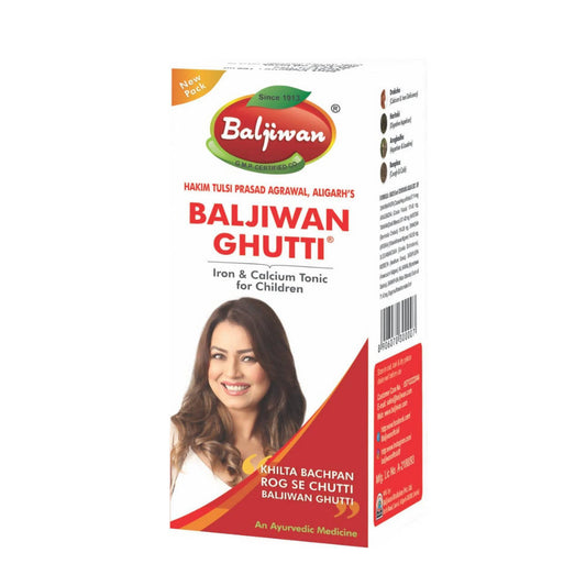 Buy Baljiwan Ghutti Iron & Calcium Rich Tonic For Children from DrMediCart, Ship from India to USA