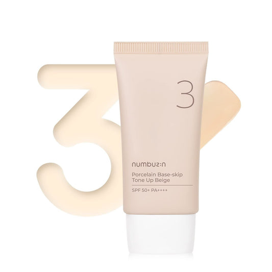 Buy Numbuzin No.3 Porcelain Base-skip Tone Up Beige from DrMediCart, Ship from India to USA