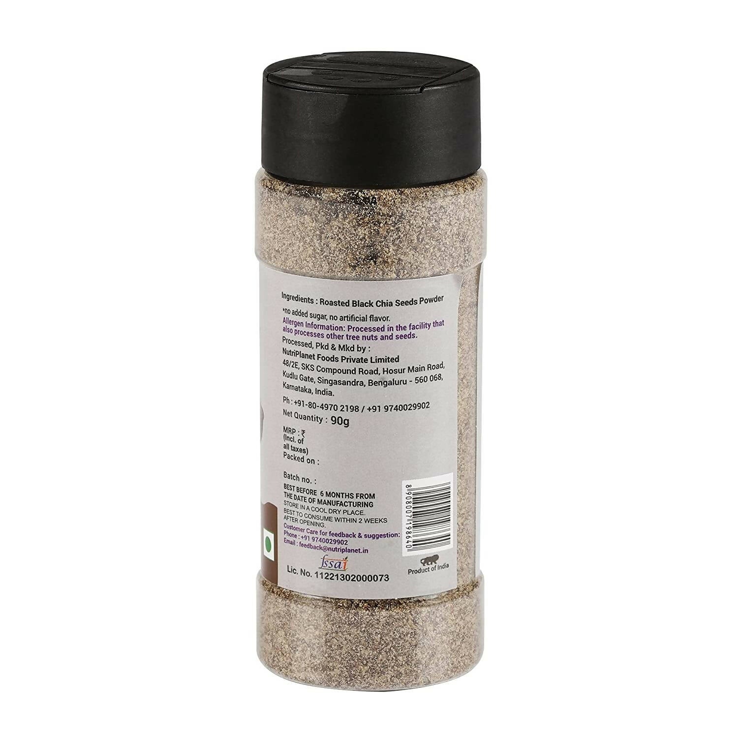 Fulsome Black Chia Seeds Powder (Roasted)