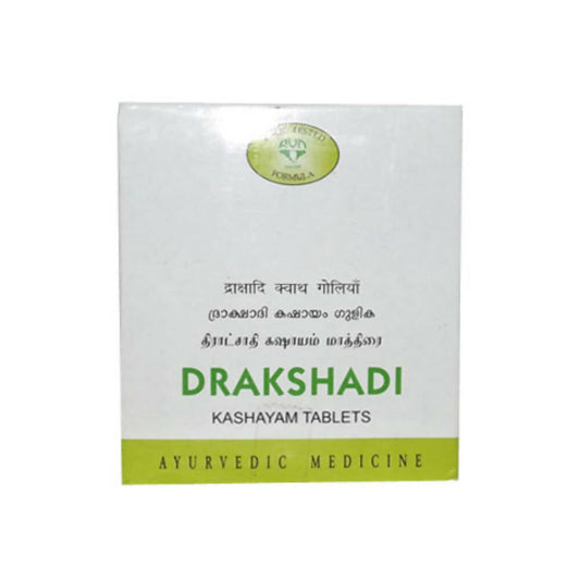 Buy AVN Ayurveda Drakshadi Kashayam Tablets from DrMediCart, Ship from India to USA