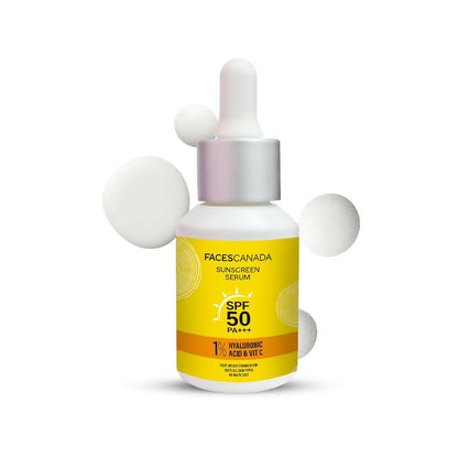Buy Faces Canada Sunscreen Serum SPF 50 PA+++ from DrMediCart, Ship from India to USA