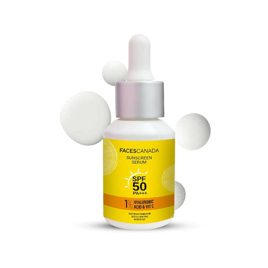 Buy Faces Canada Sunscreen Serum SPF 50 PA+++ from DrMediCart, Ship from India to USA