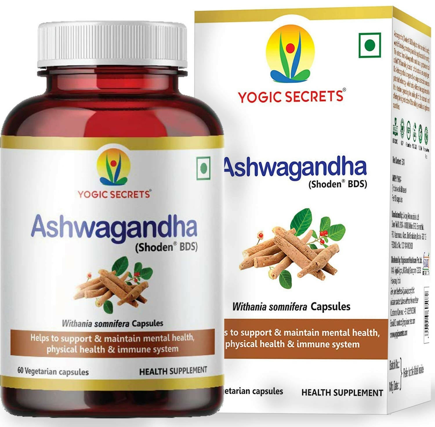 Yogic Secrets Ashwagandha Capsules