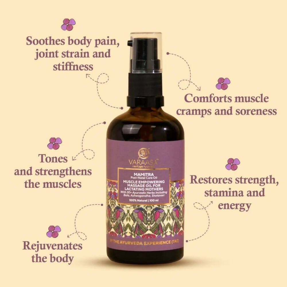 Varaasa Mamitra Post-Natal Care Massage Oil - DrMediCart