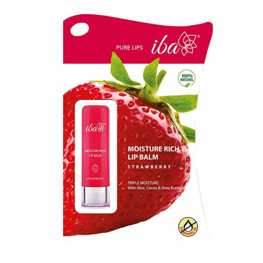 Buy Iba Moisture Rich Lip Balm - Strawberry from DrMediCart, Ship from India to USA