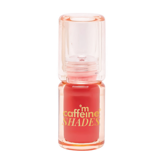 mCaffeine Shades Lip & Cheek Glow Tint Longlasting, Blendable Dewy Finish - Scarlet