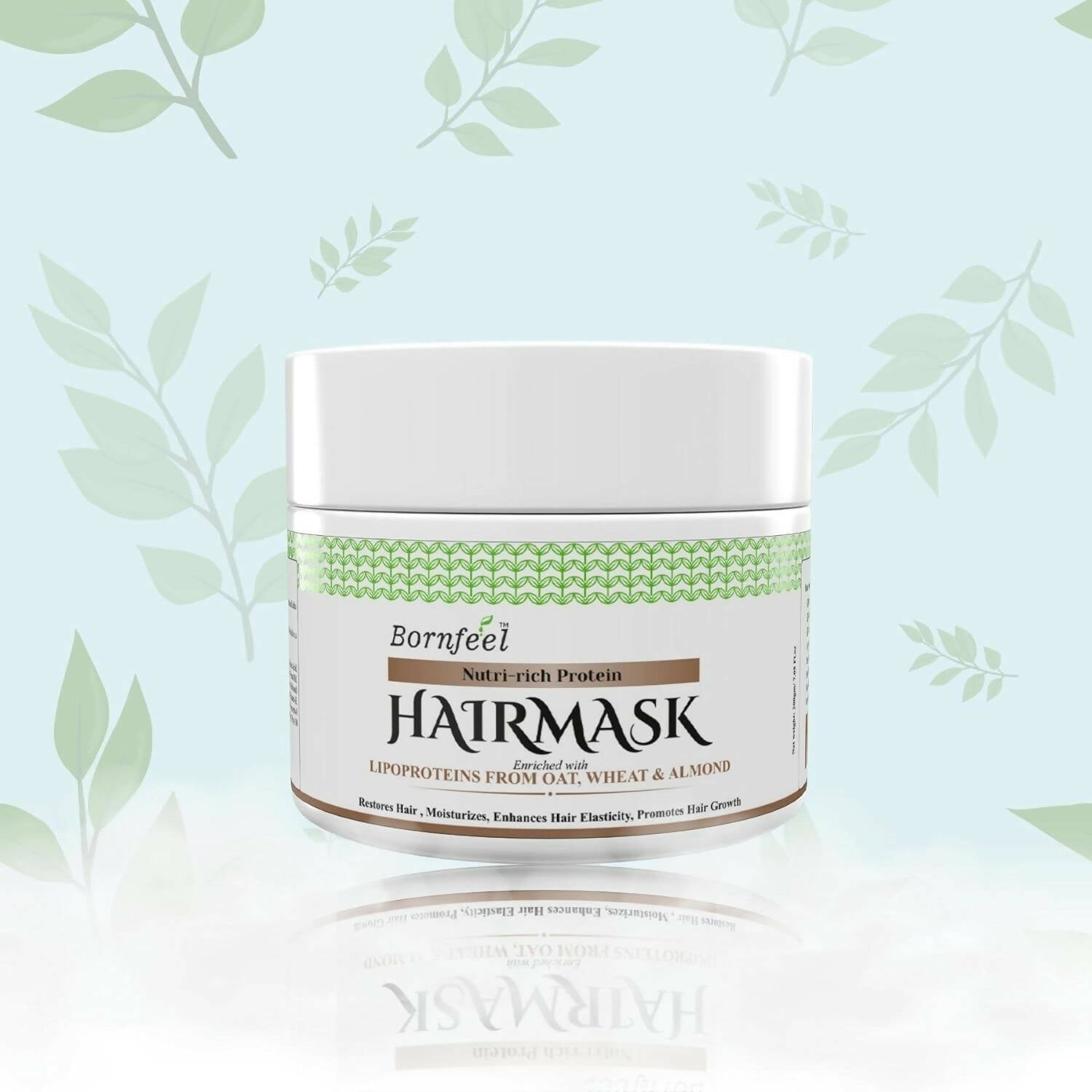 Bornfeel Protein Hair Mask Enriched With Lipoproteins From Oats Wheat & Almond