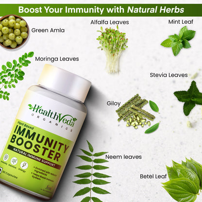 Health Veda Organics Natural Immunity Booster Capsules