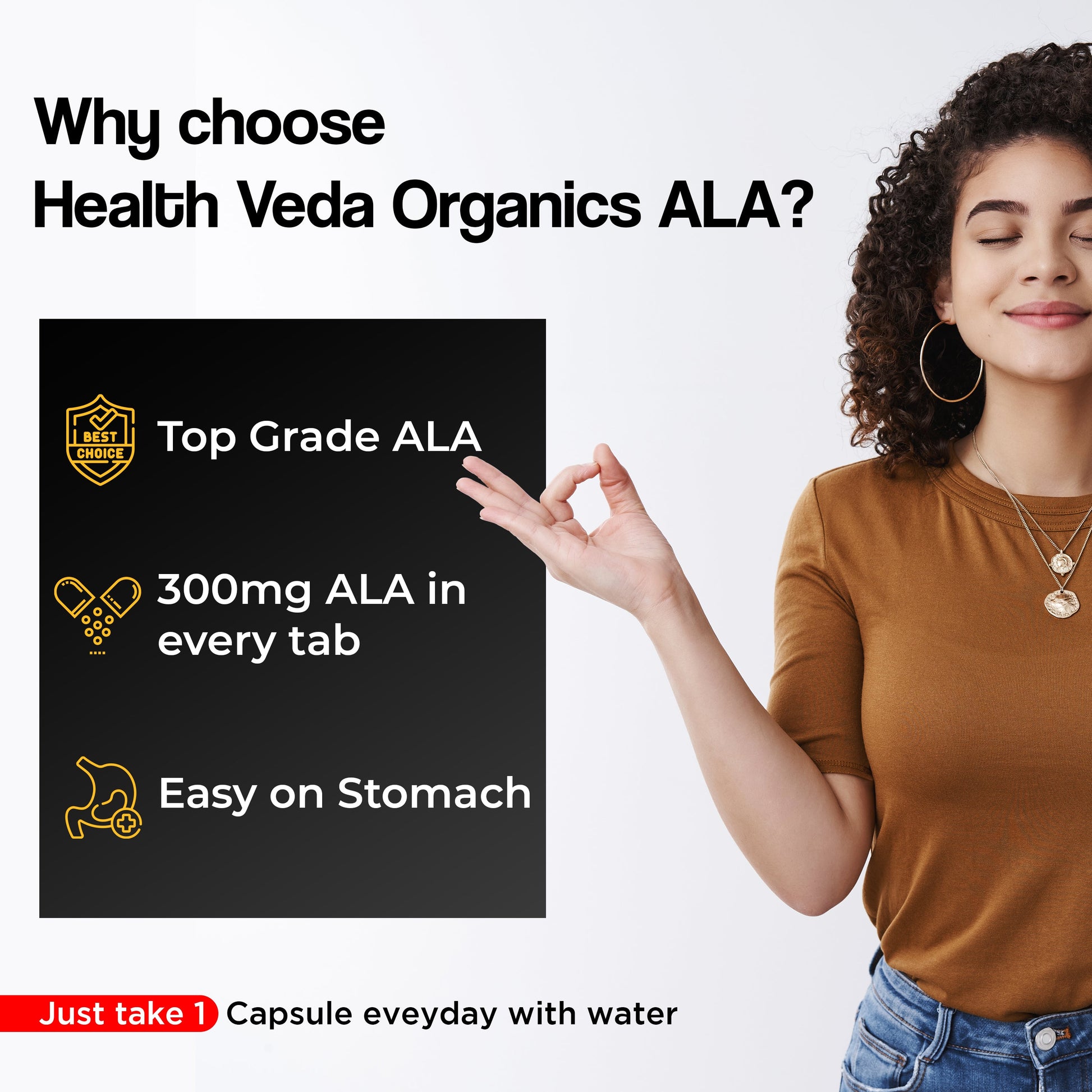 Health Veda Organics Alpha Lipoic Acid Capsules