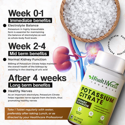 Health Veda Organics Potassium Citrate Tablets
