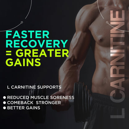 Health Veda Organics L Carnitine L-Tartrate Veg Capsules