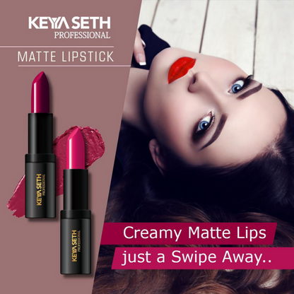 Keya Seth Aromatherapy Professional Matte Lipstick  - Bright Red