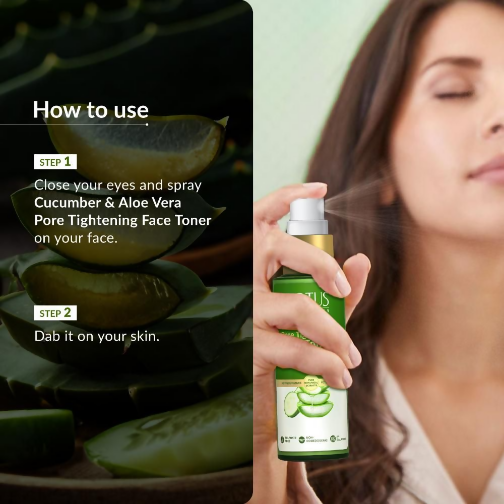 Lotus Botanicals Cucumber & Aloe Vera Pore Tightening Face Tone