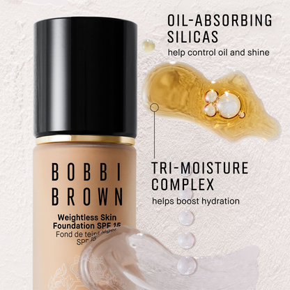 Bobbi Brown Mini Weightless Skin Natural Matte Finish Foundation SPF 15 - Golden