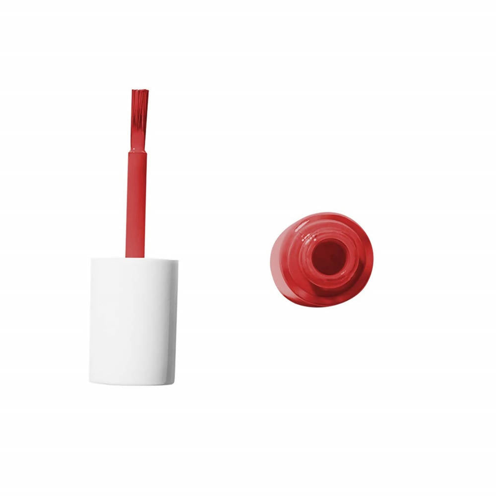 Myglamm LIT Nail Enamel - Rad - Crimson Red Shade (7 Ml) - DrMediCart