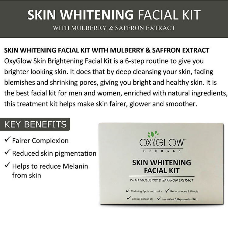 Oxyglow Herbals Skin Whitening Facial Kit