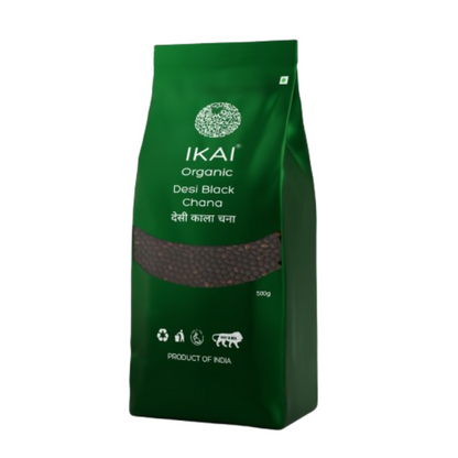 IKAI Organic Desi Black Chana (Bengal Gram)