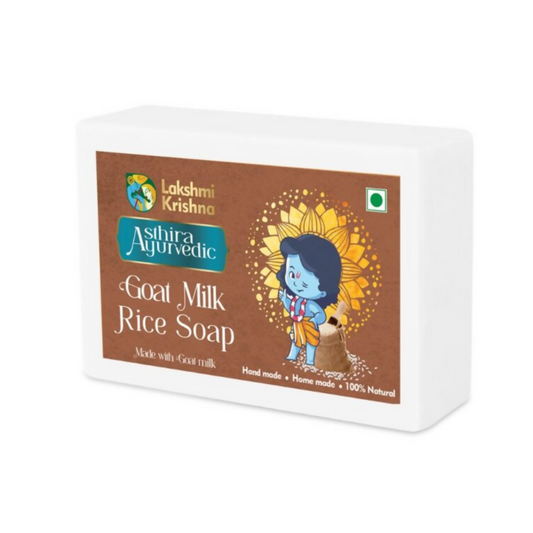 Buy Lakshmi Krishna Rice Goat Milk Soap from DrMediCart, Ship from India to USA