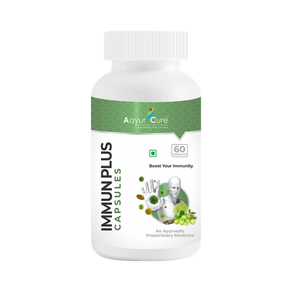 Buy Aayur Cure Immunplus Capsules from DrMediCart, Ship from India to USA