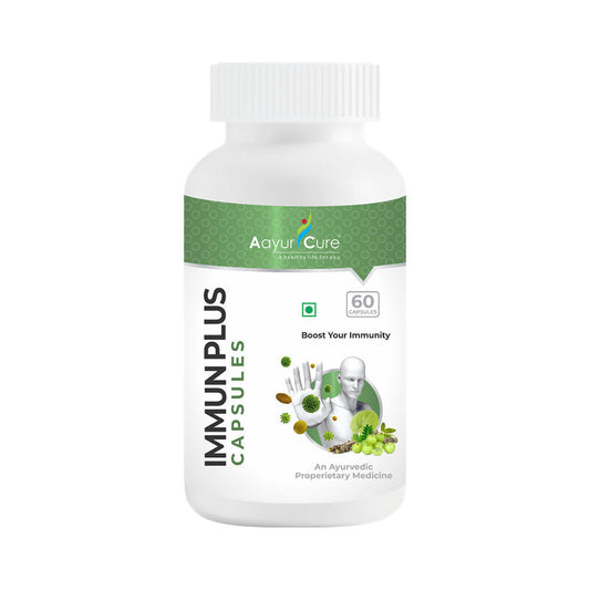Buy Aayur Cure Immunplus Capsules from DrMediCart, Ship from India to USA