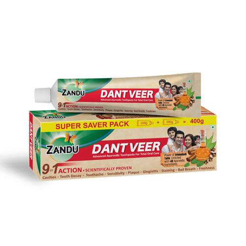 Buy Zandu Dant Veer Toothpaste from DrMediCart, Ship from India to USA