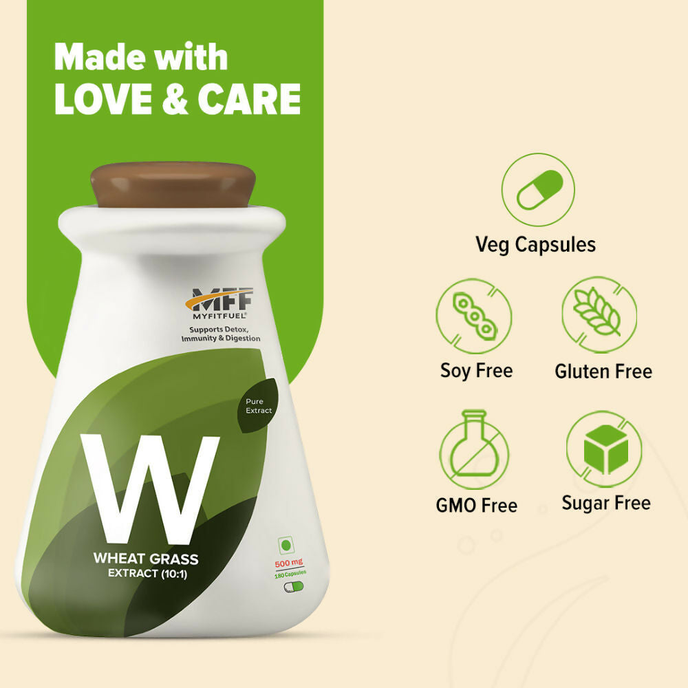 MyFitFuel Wheat Grass Extract Capsules