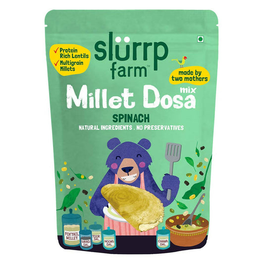 Buy Slurrp Farm Spinach Millet Dosa Mix from DrMediCart, Ship from India to USA