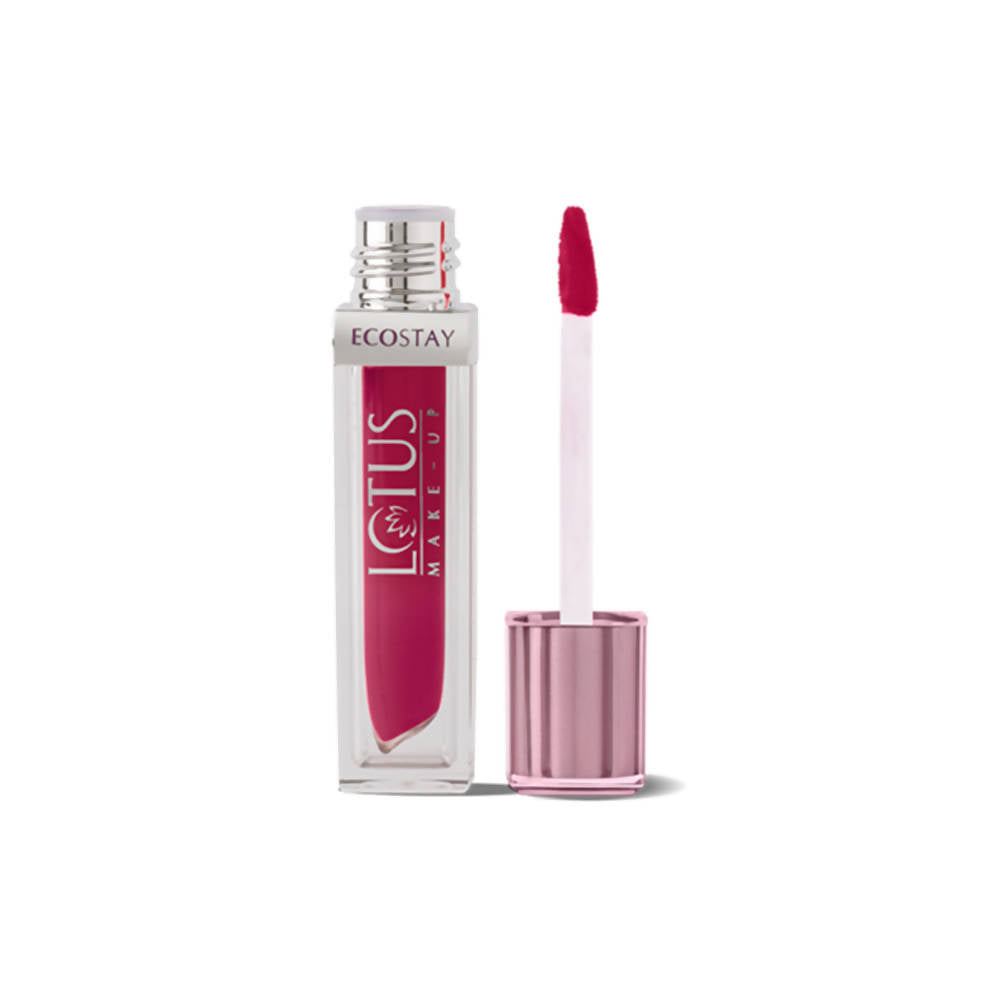 Lotus Make-Up Ecostay Matte Lip Lacquer - Rose Bloom (4 Gm) - DrMediCart