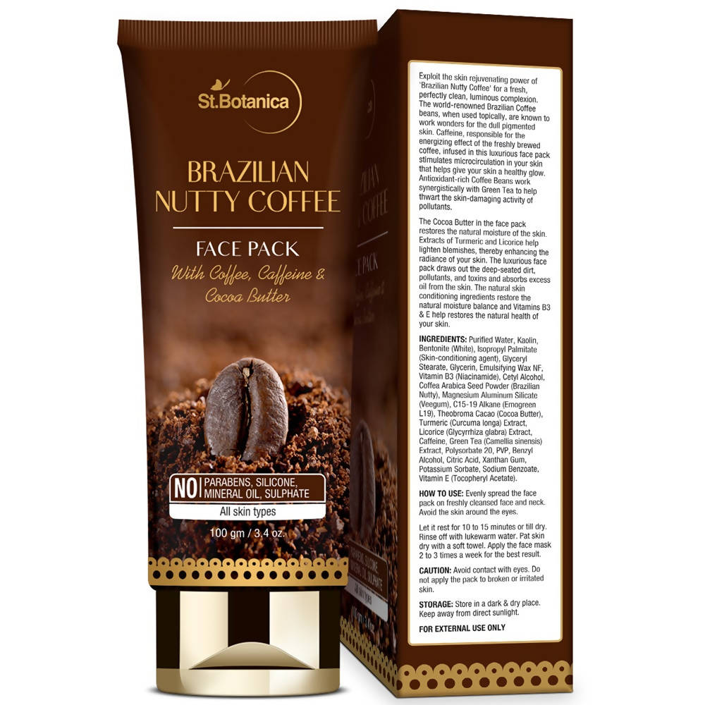 St.Botanica Brazilian Nutty Coffee Face Mask