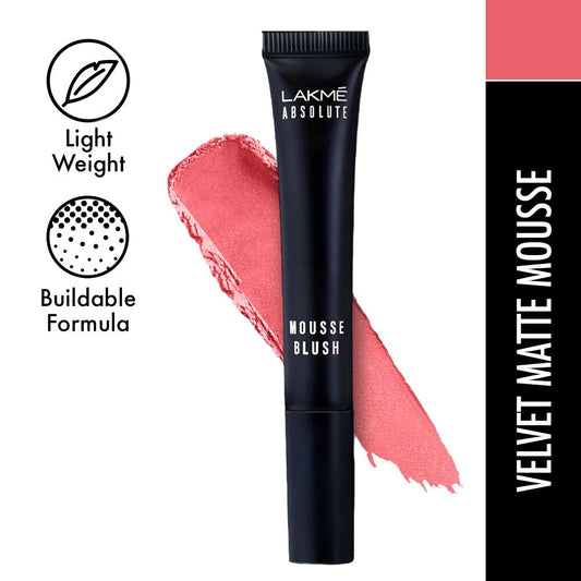 Buy Lakme Absolute Mousse Blush - Pink Rose from DrMediCart, Ship from India to USA