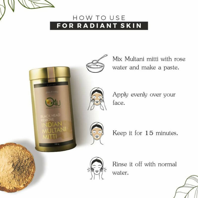 O4U Pure & Natural Multani Mitti Powder