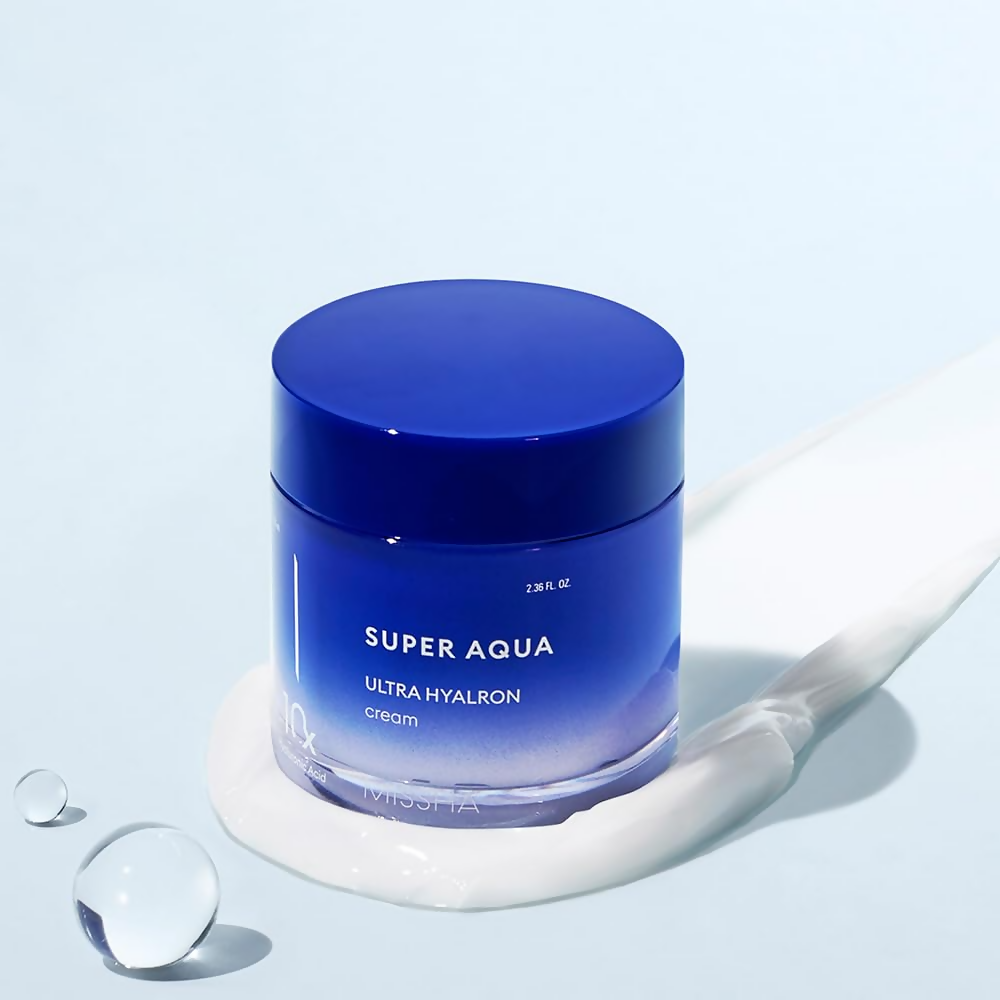 Missha Super Aqua Ultra Hyalron Cream For Intense Hydration And Skin Barrier Support