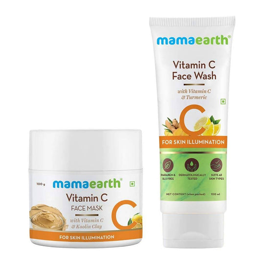 Buy Mamaearth Vitamin C Clear Skin Combo from DrMediCart, Ship from India to USA