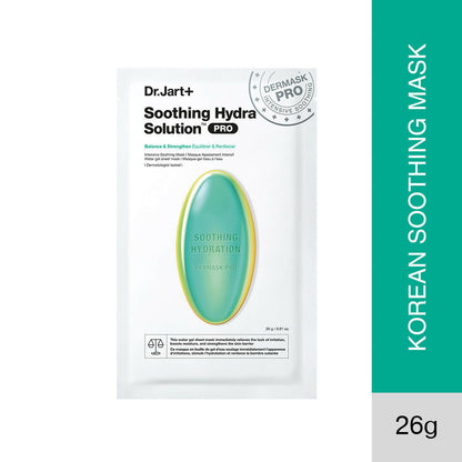 Dr.Jart+ Dermask Soothing & Moisturizing Hydra Solution Pro Hydrating Face Mask to Soothe Irritated Skin