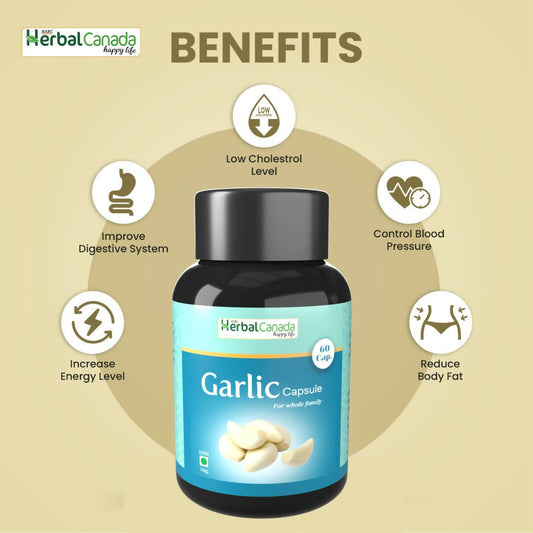 Buy Herbal Canada Garlic Capsules from DrMediCart, Ship from India to USA