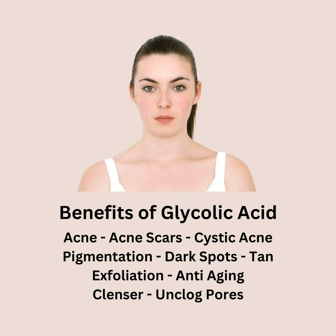 Urbaano Herbal Glycolic Acid 70%, Liquid for Cleansers