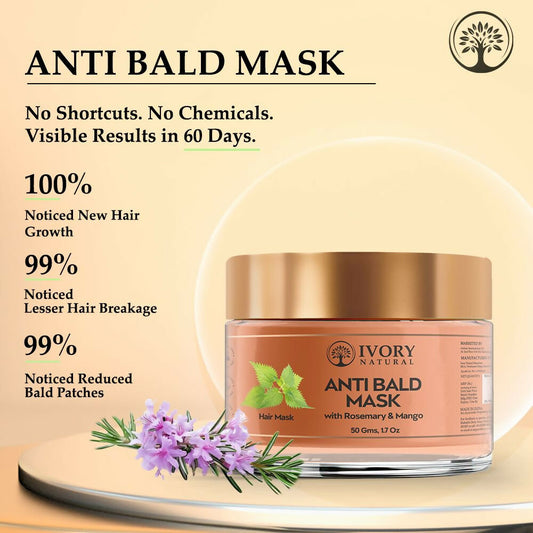 Buy Ivory Natural Bald Mask For Hair - Hair Mask For Less Hair And Hair Thinning from DrMediCart, Ship from India to USA