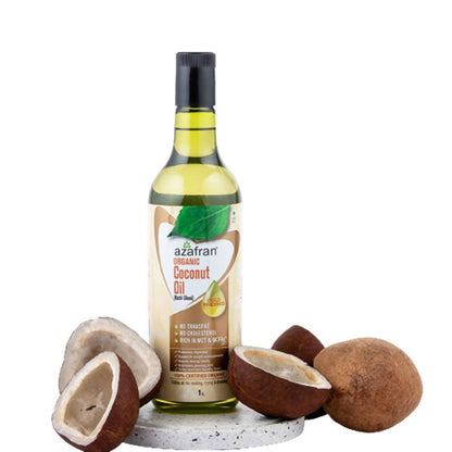 Azafran Organic Coconut Oil (Cold Pressed)