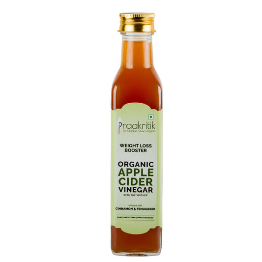 Buy Praakritik Organic Apple Cider Vinegar With Fenugreek & Cinnamon from DrMediCart, Ship from India to USA