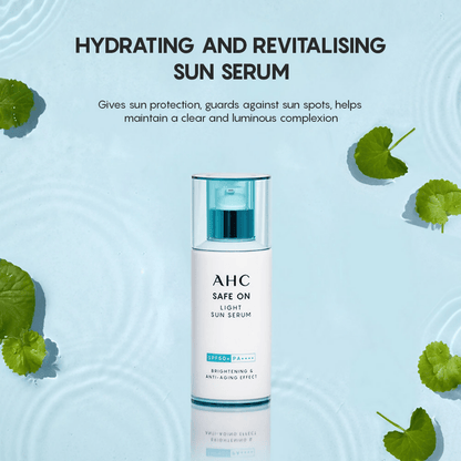 AHC Safe On Light Sun Serum With SPF 50+ & PA+++ - Korean skincare